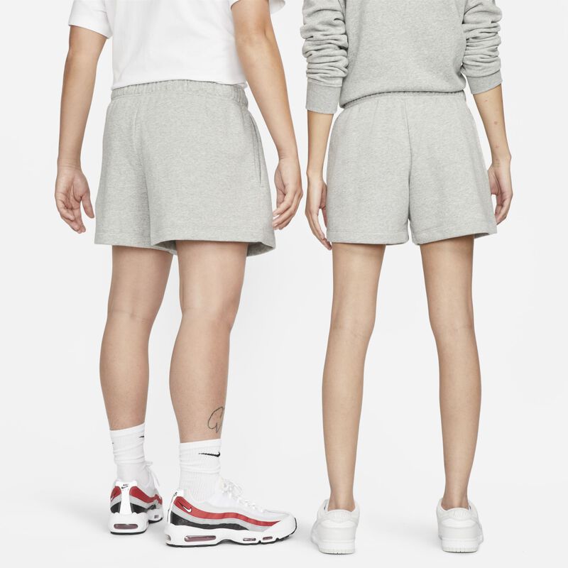 Nike Sportswear Club Fleece, Gris oscuro jaspeado/Blanco, hi-res