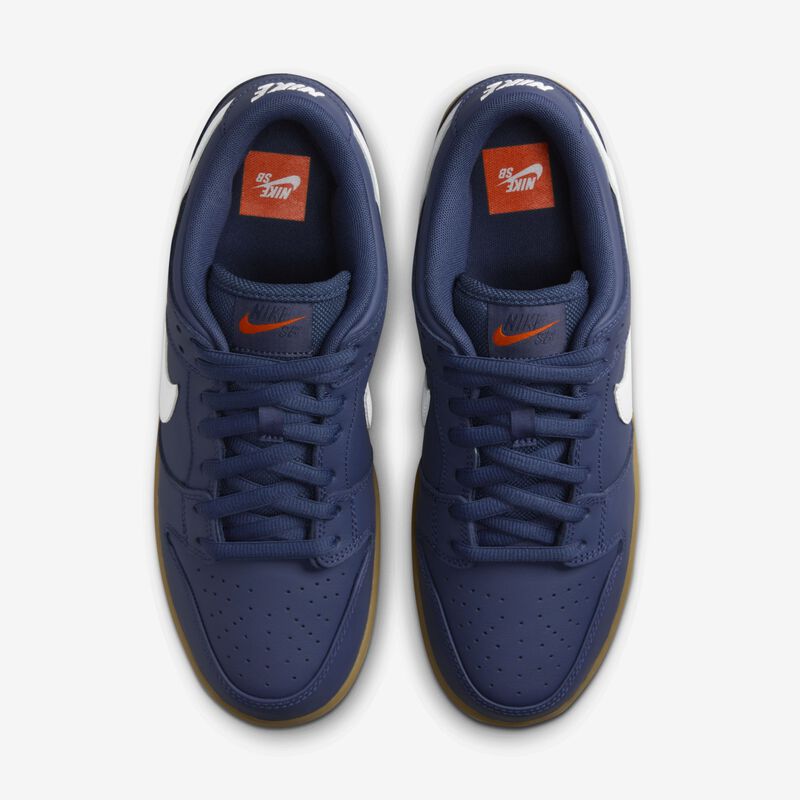 Nike SB Dunk Low Pro, Azul Marino/Azul Marino/Goma Marrón Claro/Blanco, hi-res