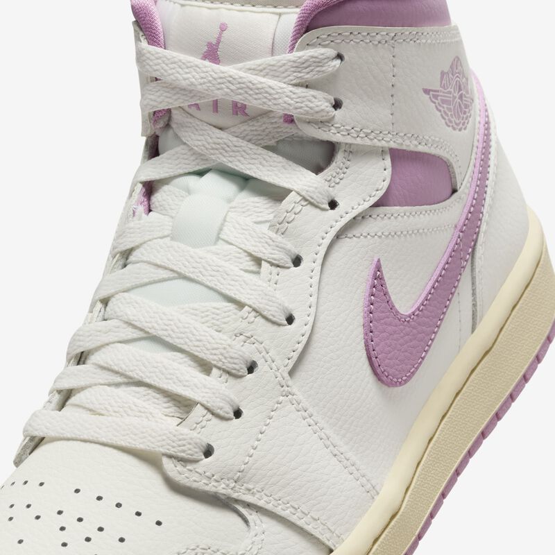 Air Jordan 1 Mid, Vela/Orquídea-Muslín, hi-res