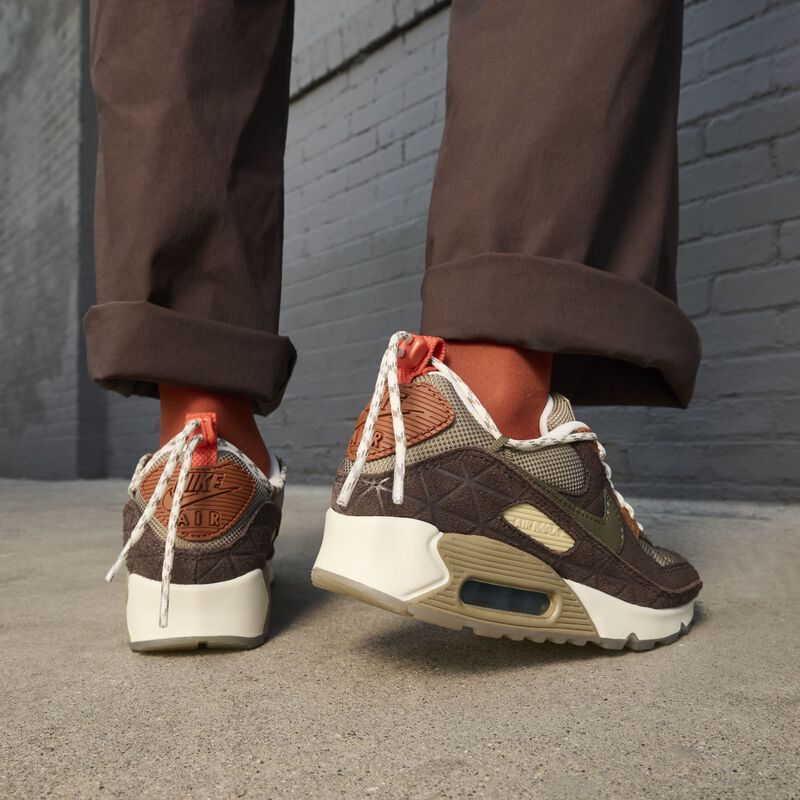 Nike Air Max 90 SE, Caqui/Marrón barroco/Rojizo oscuro/Oliva medio, hi-res