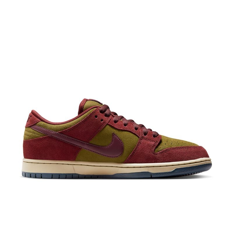 Nike SB Dunk Low Pro, Equipo Oscuro Rojo/Burdeos Crush-Oliva Flak, hi-res