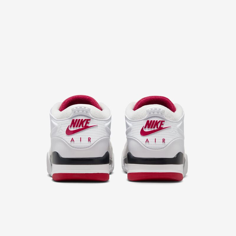 Air Jordan 4 RM, Blanco/Negro/Gris Neutro/Rojo Universitario, hi-res