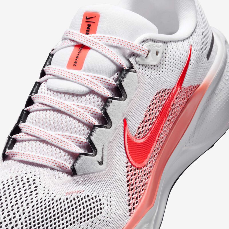 Nike Pegasus 41, Blanco/Brasa Mágica/Negro/Carmesí Brillante, hi-res