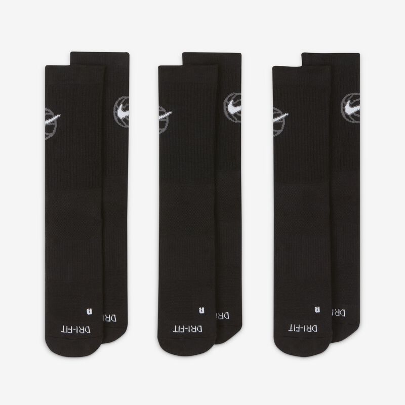 Nike Everyday Crew, NEGRO, hi-res