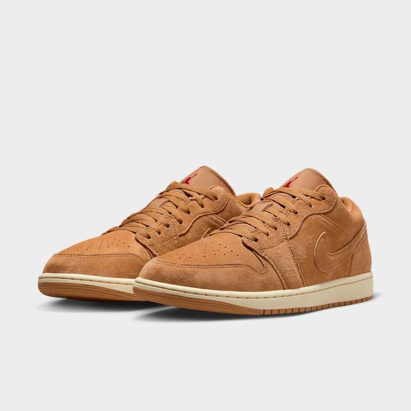 Air Jordan&nbsp;1 Low SE, Lino/Rojo universitario/Muselina/Lino, hi-res
