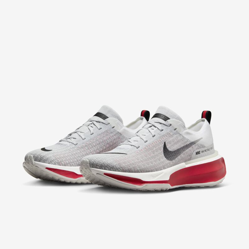 Nike Invincible 3, Blanco/Rojo Fuego/Gris Cemento/Negro, hi-res