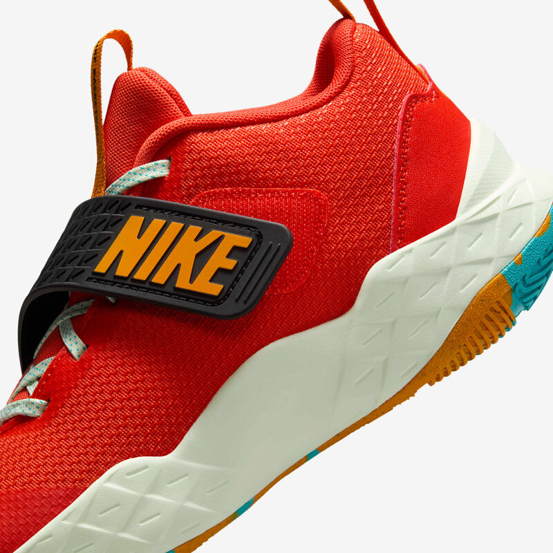 Nike Team Hustle D 12, Rojo Picante/Cactus Empolvado/Tinte Volt/Piel De Naranja, hi-res