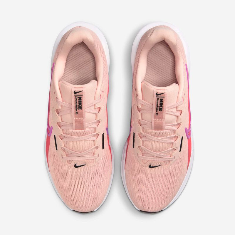 Nike Downshifter 13, Coral Lavado/Brasa Mágica/Negro/Morado Vivo, hi-res