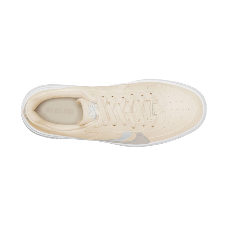 Nike Air Force 1 PLT.AF.ORM, Marfil pálido/Marrón ocre claro/Blanco/Blanco Cumbre, hi-res