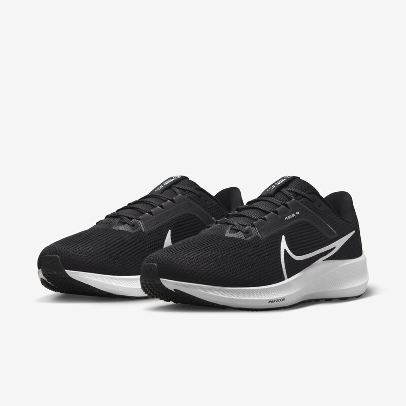 Nike Pegasus 40, Negro/Blanco-Gris Hierro, hi-res