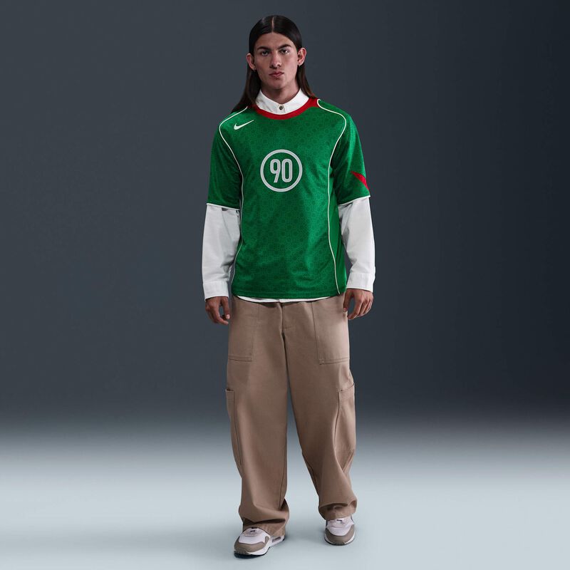 Nike Total 90, Verde Clásico/Rojo Deportivo/Blanco/Blanco, hi-res