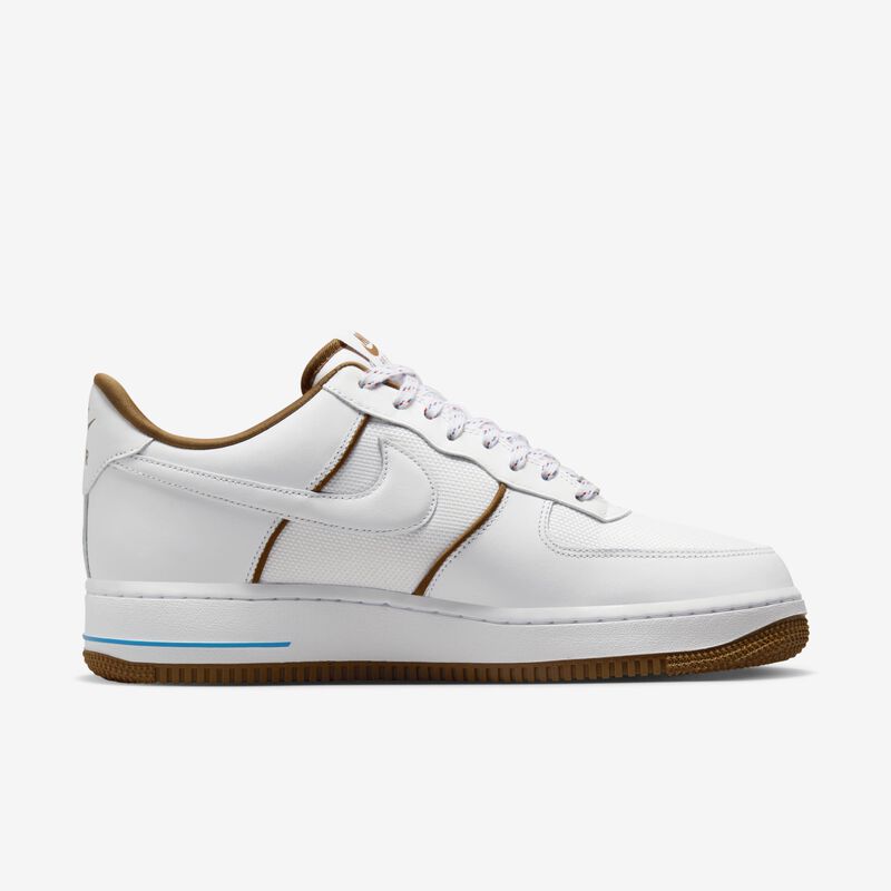 Nike Air Force 1 '07 LX, Blanco/Blanco-Bronceado británico claro-Azul foto, hi-res