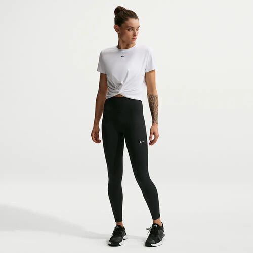 Nike One Seamless Front, Negro/Blanco, hi-res