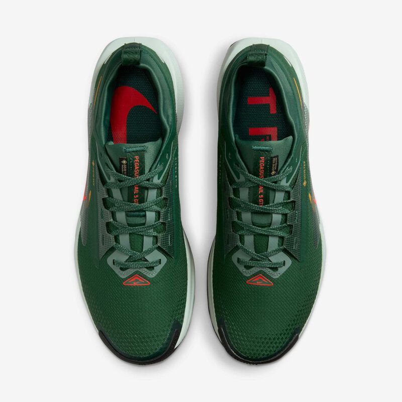 Nike Pegasus Trail 5 GORE-TEX, Abeto/Verde arcilla/Ocre del desierto/Carmesí brillante, hi-res