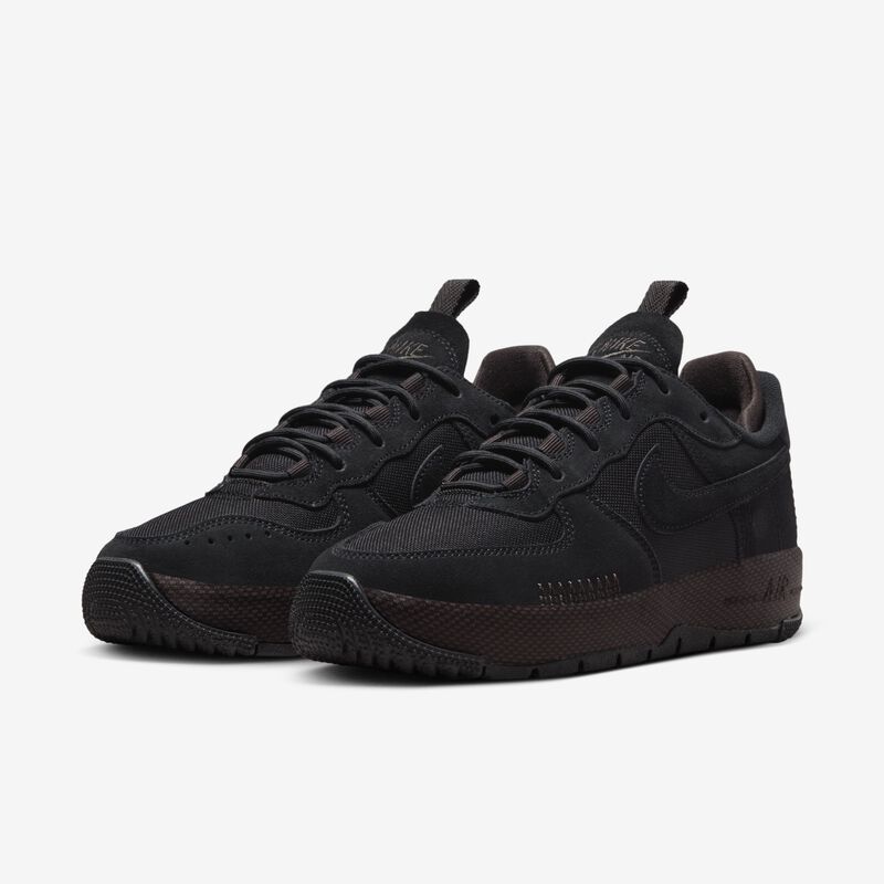 Nike Air Force 1 Wild, Negro/Marrón Terciopelo/Cedro/Negro, hi-res