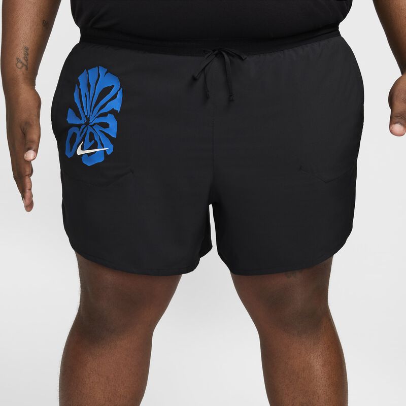 Nike Stride Run Energy, Negro/Negro/Azul Foto Claro, hi-res