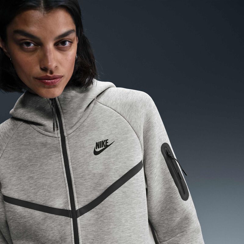 Nike Sportswear Tech Fleece Windrunner, Gris Oscuro Jaspeado/Negro, hi-res
