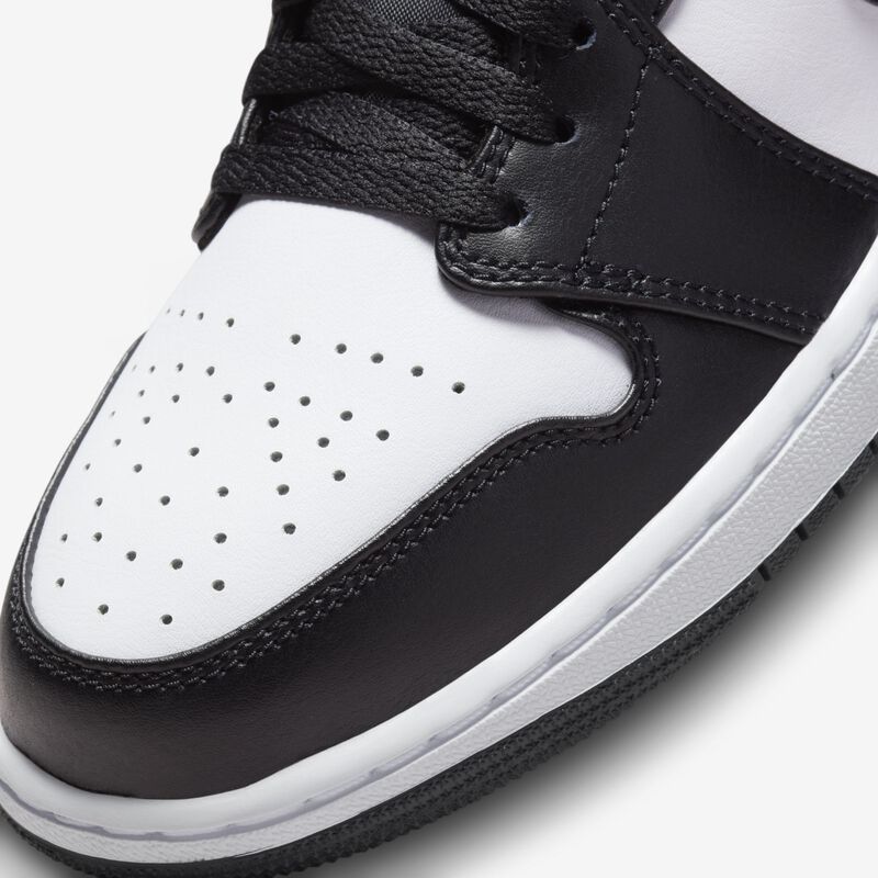 Air Jordan 1 Mid, Blanco/Concordia brillante/Rojo genuino/Negro, hi-res