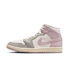 Air Jordan&nbsp;1 Mid, Vela/Piedra Enigma/Leche De Coco/Rosado Part&iacute;cula, hi-res