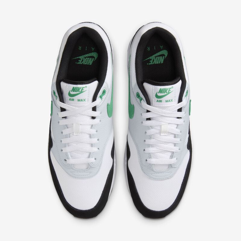 Nike Air Max 1, Blanco/Verde Estadio-Platino Puro-Negro, hi-res