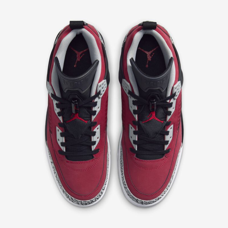 Jordan Spizike Low, Rojo Gimnasio/Gris Lobo/Gris Frío/Negro, hi-res