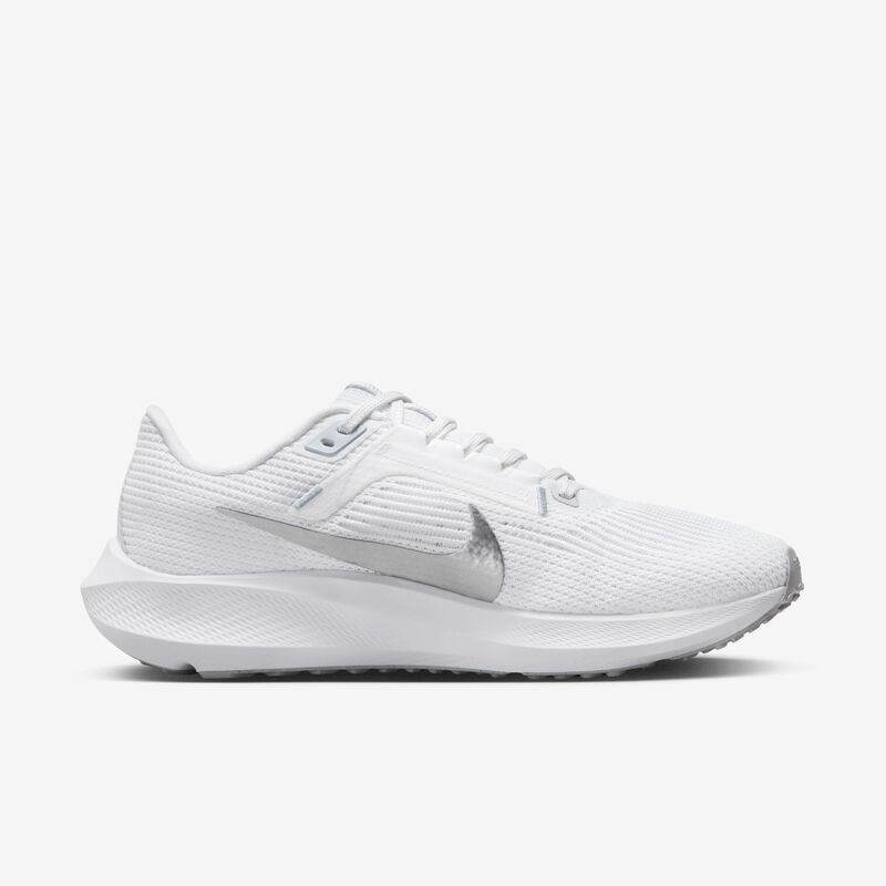 Nike Pegasus 40, Blanco/Platino puro/Plata metalizado, hi-res