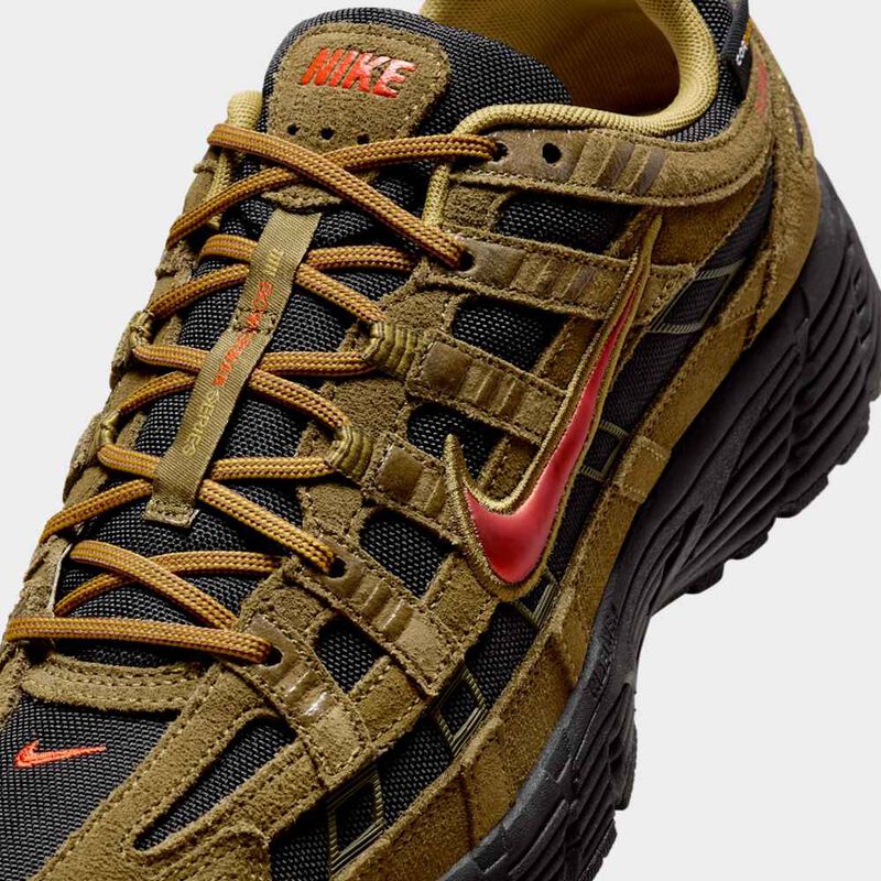 Nike P-6000 Premium, Oliva Flaco/Picante Rojo-Negro-Musgo Cu&aacute;ntico-Pan De Oro-Fauna Marr&oacute;n, hi-res