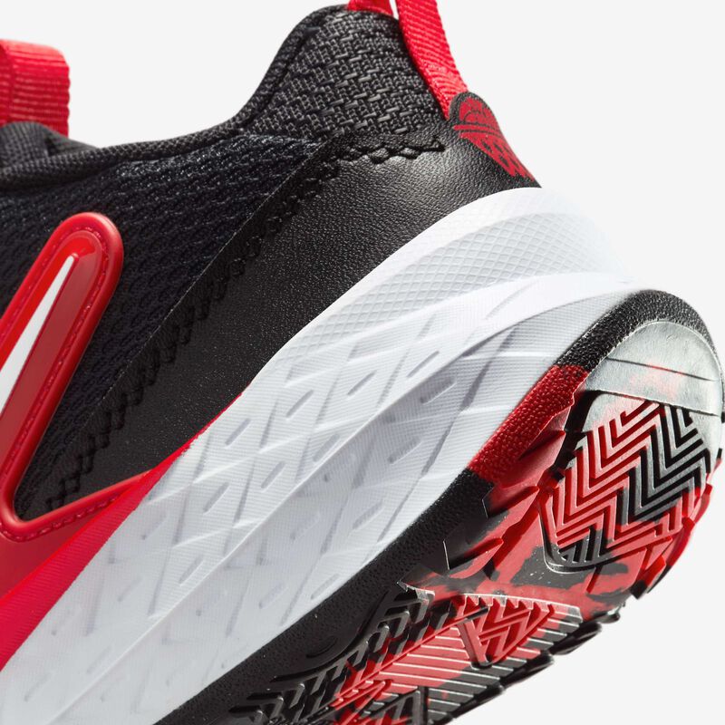 Nike Team Hustle D 12, Negro/Rojo Universitario/Blanco, hi-res