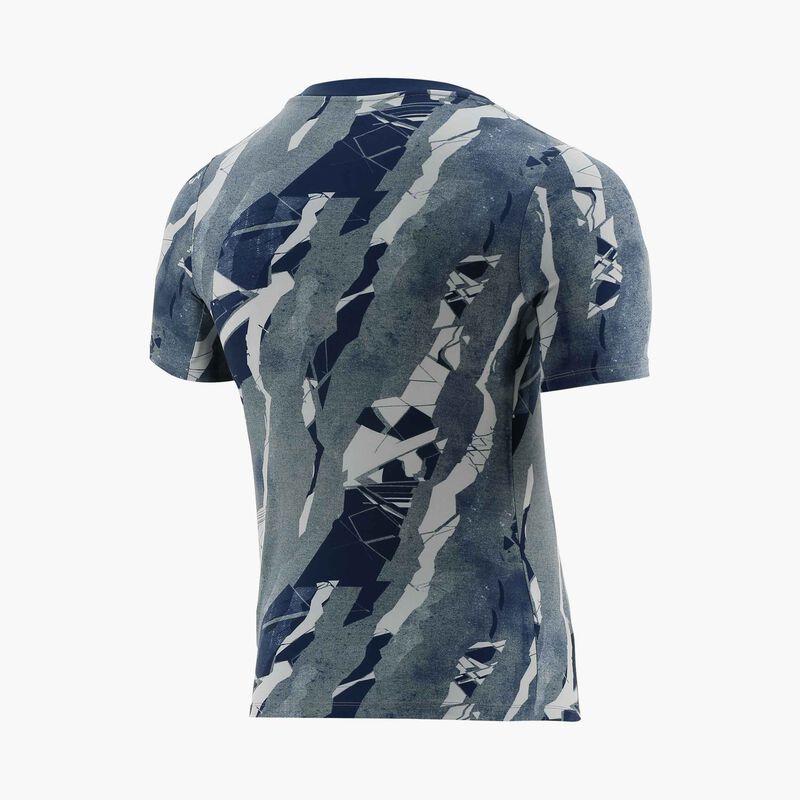 Nike Polo Hombre Alianza Lima 2026, Gris Lobo/Azul marino de medianoche/(Rojo Chile), hi-res