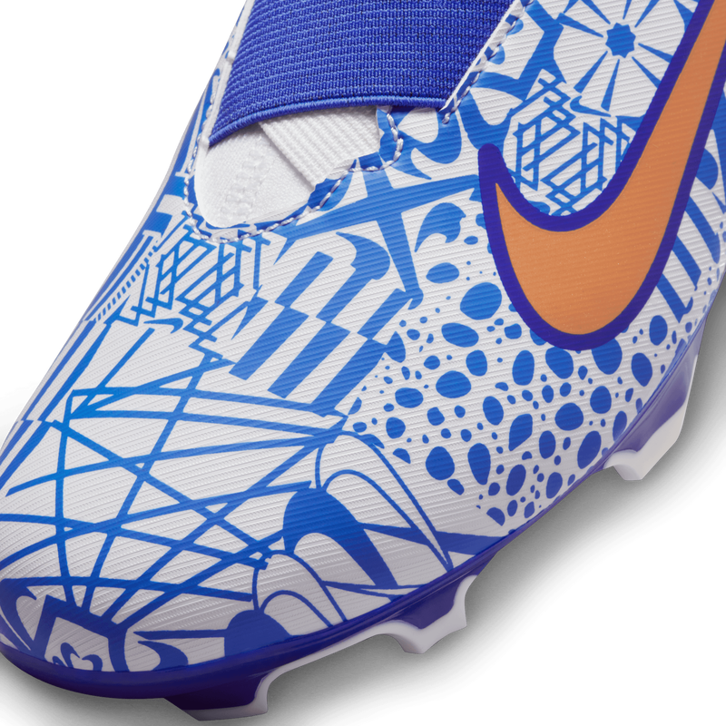 Nike Jr. Zoom Mercurial Vapor 15 Academy CR7 MG, Blanco/Concordia/Azul medio/Cobre metálico, hi-res