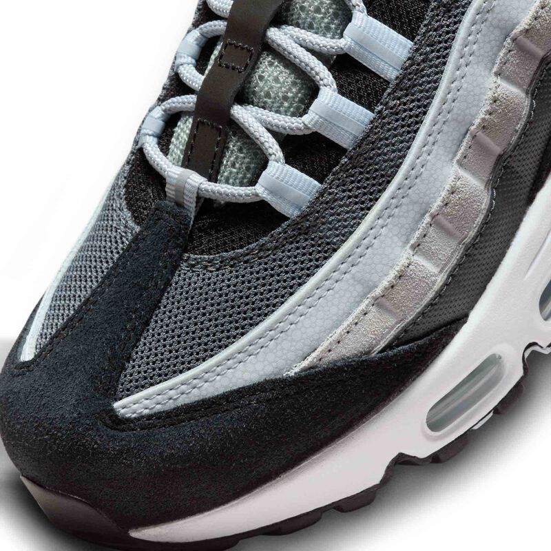 Nike Air Max 95, Gris Lobo/Naranja Rugoso-Tinte Negro-Azul, hi-res