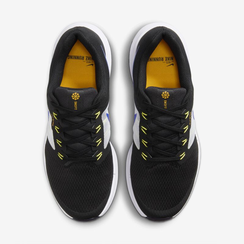 Nike Run Swift 3, Negro/Blanco/Reloj de sol/Azul carrera, hi-res