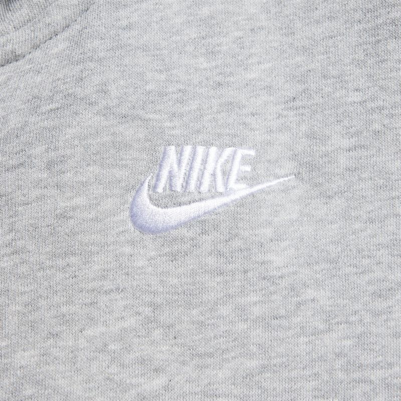 Nike Sportswear Club Fleece, Gris oscuro jaspeado/Blanco, hi-res