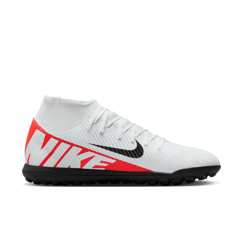 Nike Mercurial Superfly 9 Club TF, Carmesí brillante/Negro/Blanco, hi-res