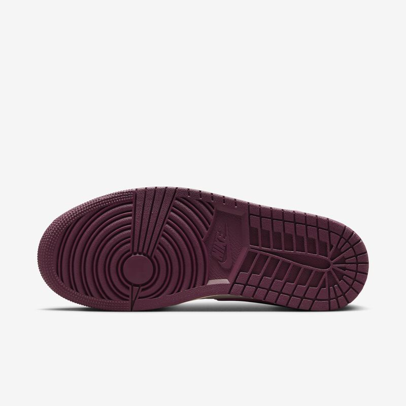 Air Jordan 1 Mid SE, Vela/Negro-Rosa Activo-Bordeos, hi-res