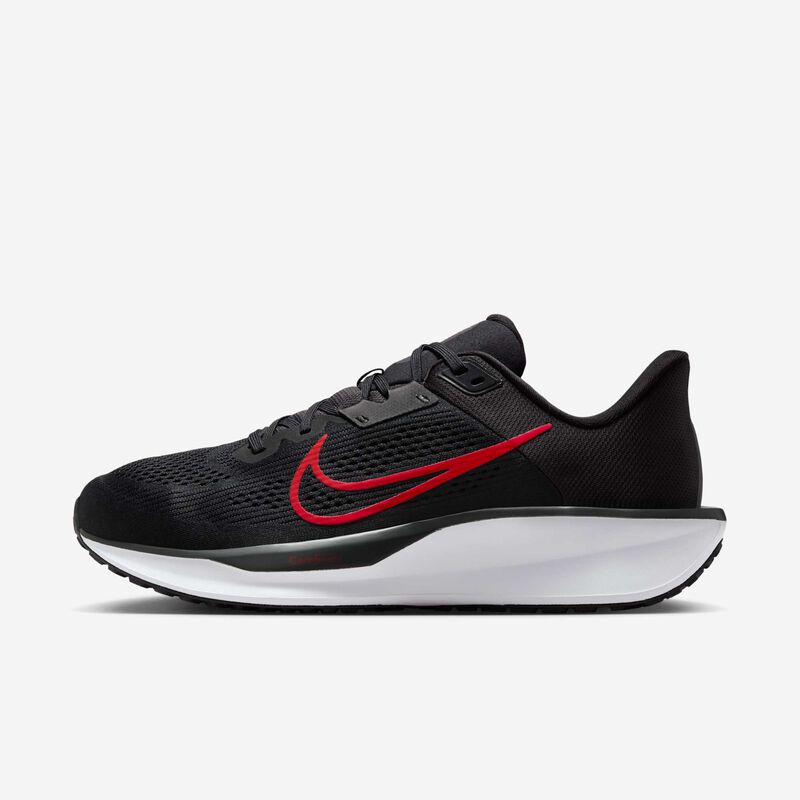 Nike Quest 6, Negro/Blanco/Rojo universitario, hi-res