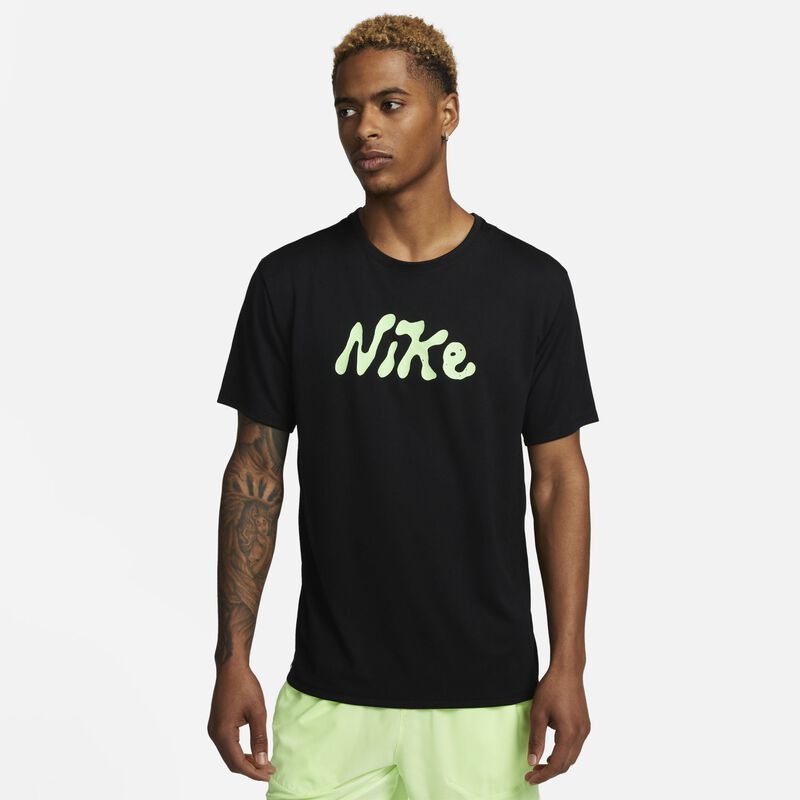Nike Dri-FIT UV Miler Studio '72, Negro/Avalancha lima, hi-res
