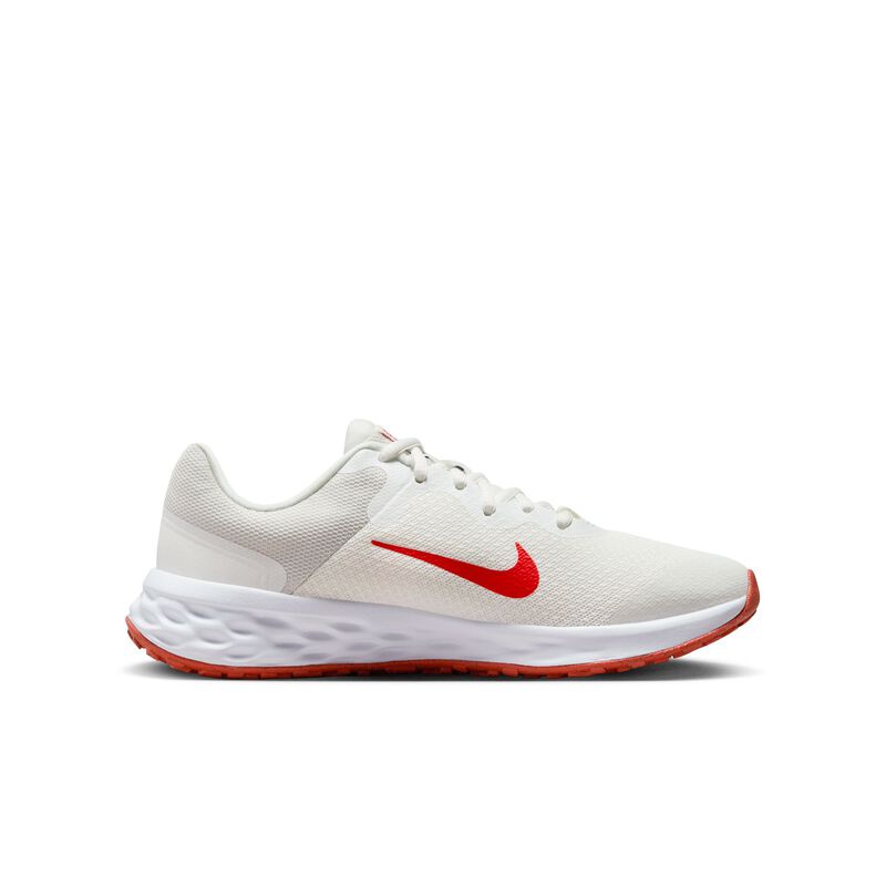 Nike Revolution 6, Blanco cumbre/Obsidiana/Blanco/Rojo pista, hi-res