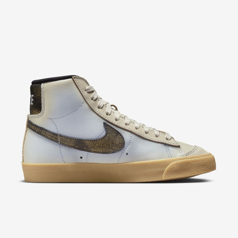 Nike Blazer Mid '77 Premium, Marrón verdoso claro/Oro topacio/Azul susurro/Amarillo goma, hi-res