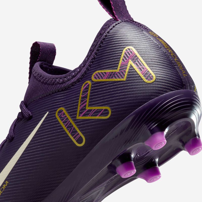 Nike Jr. Mercurial Vapor 16 Academy "Kylian Mbappé", Morado Grandioso/Marfil Pálido, hi-res