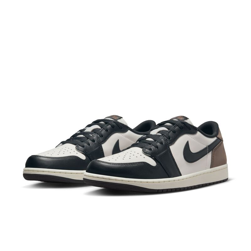 Air Jordan 1 Low OG, Vela/Moca oscuro/Negro, hi-res