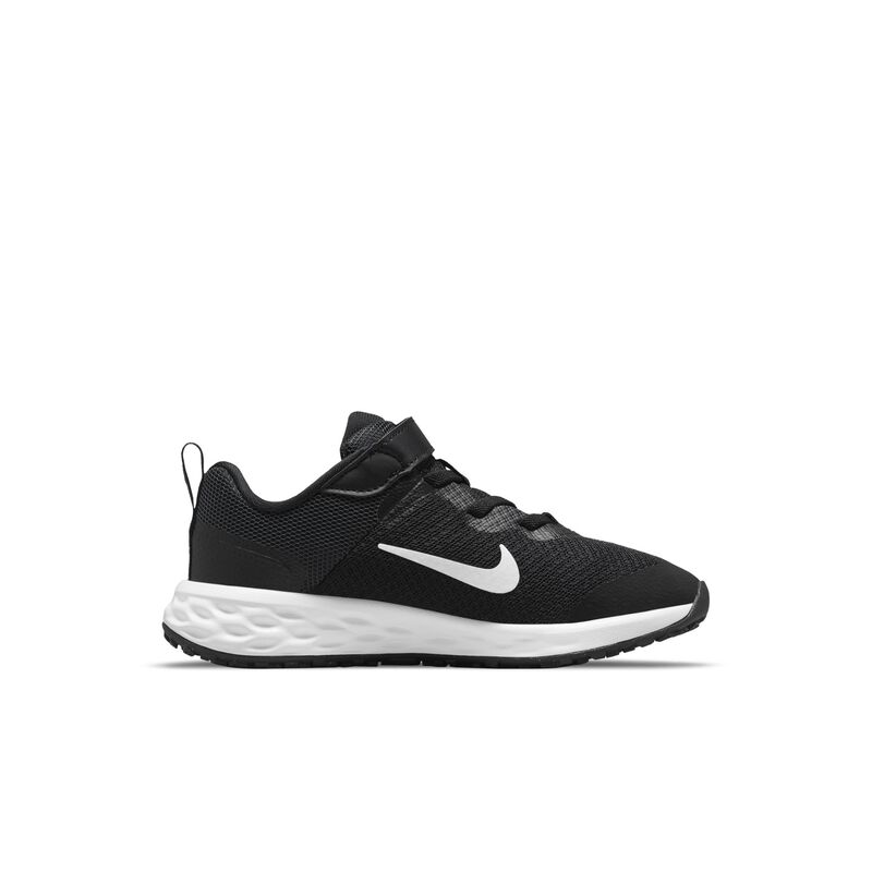 Nike Revolution 6, Negro/Gris ahumado oscuro/Blanco, hi-res