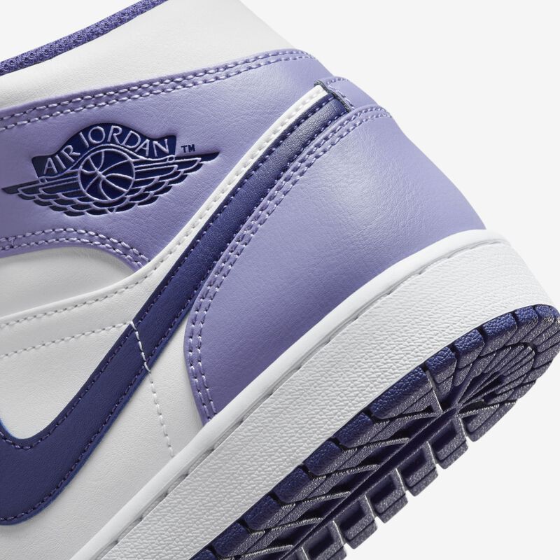 Air Jordan 1 Mid, Cielo J Púrpura/Blanco/Cielo J Púrpura claro/Cielo J Púrpura, hi-res