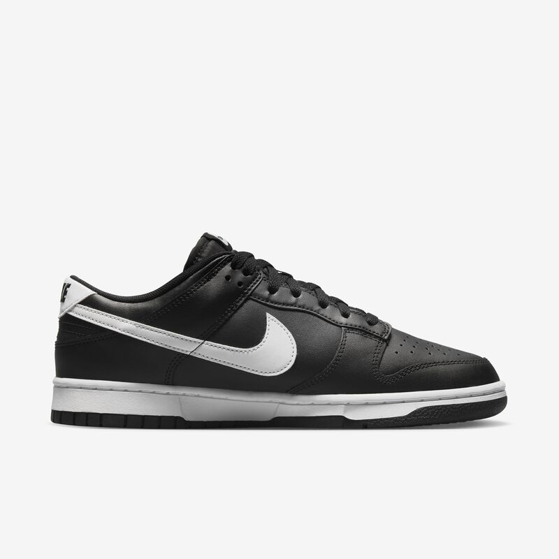Nike Dunk Low Retro, Negro/Negro/Blanco/Blanco, hi-res