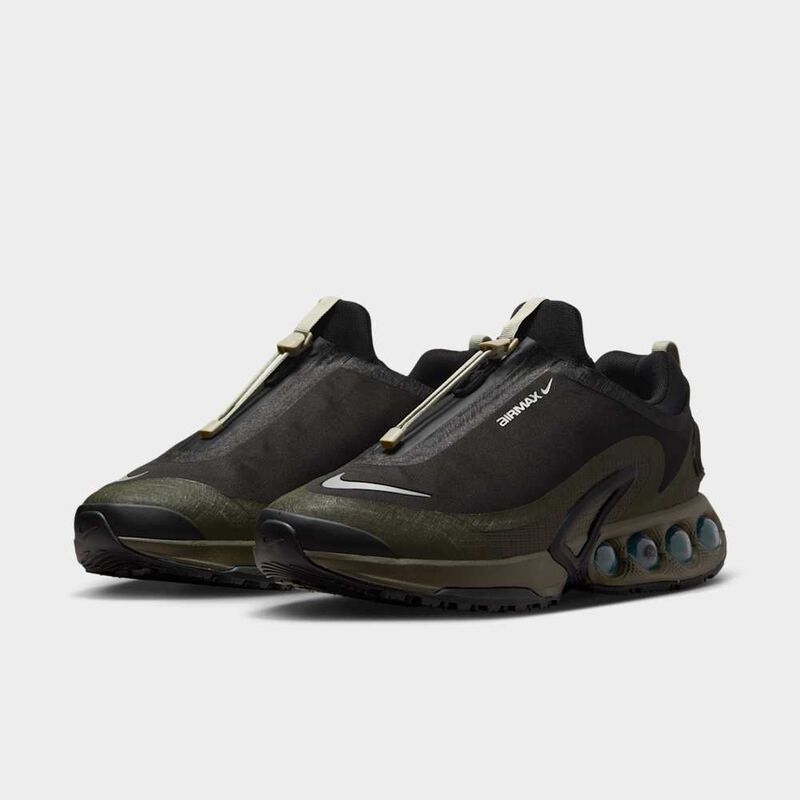 Nike Air Max Dn Roam, Negro/Met&aacute;lico Plata-Cargo Caqui-Piedra-Cargo Caqui, hi-res