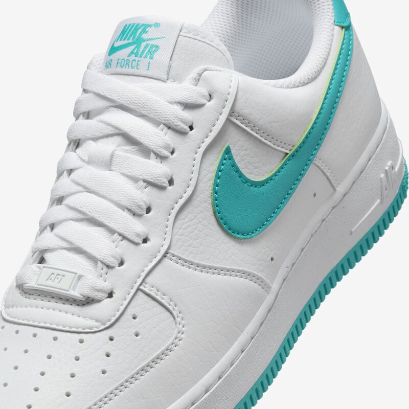 Nike Air Force 1 07 SE, Blanco/Cactus polvoriento-Blanco-Volt, hi-res