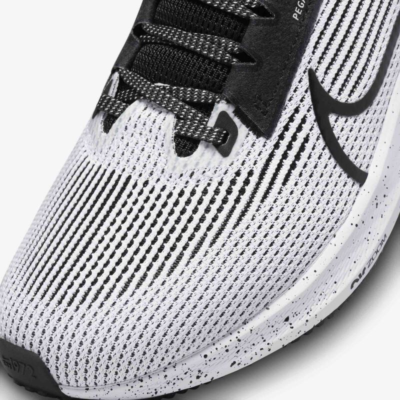 Nike Pegasus 40, Negro/Blanco, hi-res