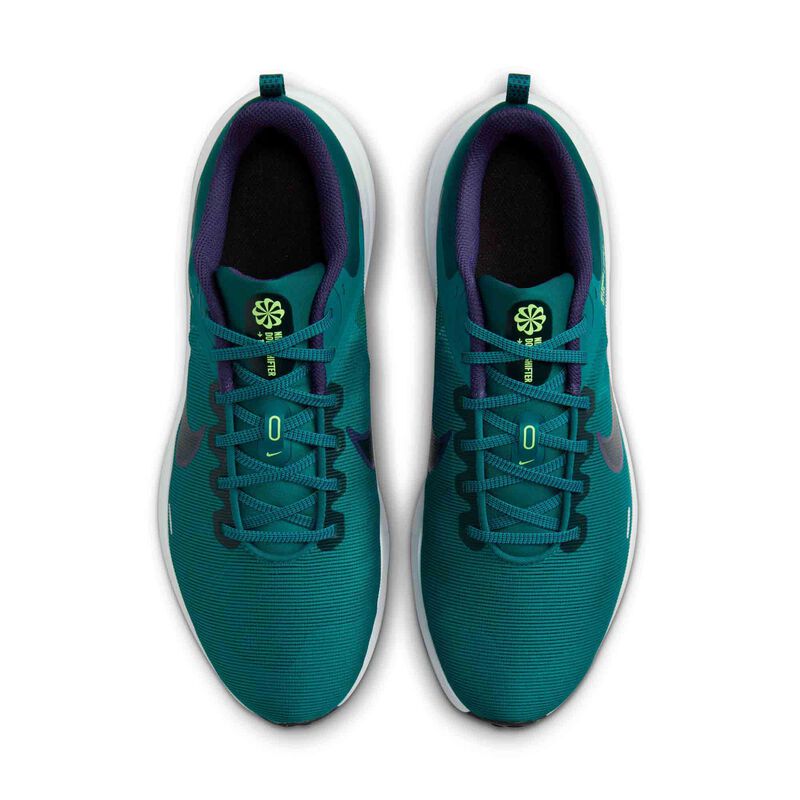 Nike Downshifter 12, Verde azulado geoda/Tinta violeta/Explosión lima/Negro, hi-res