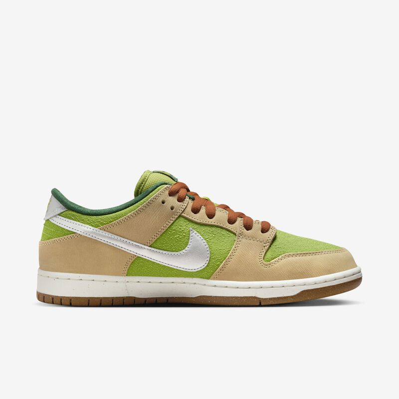 Nike SB Dunk Low Pro, Sésamo/Pera/Abeto/Plata Metalizado, hi-res