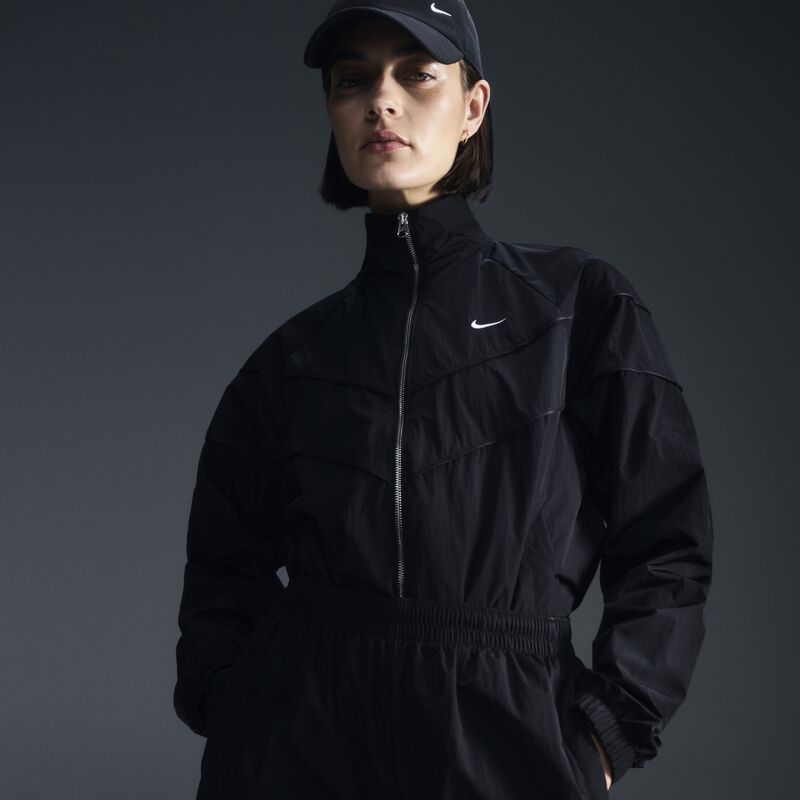 Nike Windrunner, Negro/Blanco, hi-res
